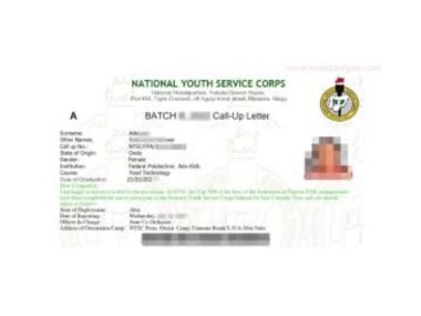 How To Check NYSC Call Up Number